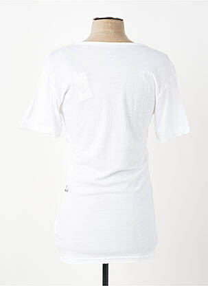 T-shirt coupe cintrée manches courtes blanc ELEVEN PARIS homme