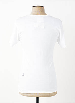 T-shirt coupe cintrée manches courtes blanc ELEVEN PARIS homme