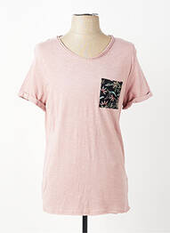 T-shirt coupe cintrée manches courtes rose ELEVEN PARIS homme