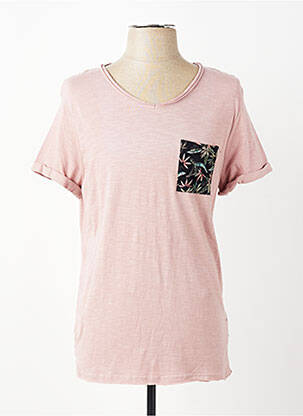 T-shirt coupe cintrée manches courtes rose ELEVEN PARIS homme