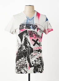 T-shirt coupe cintrée manches courtes gris PEPE JEANS homme
