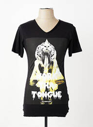 T-shirt coupe cintrée manches courtes noir ELEVEN PARIS homme