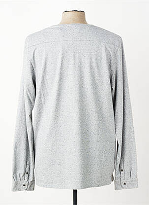 T-shirt tissage chiné manches longues gris SCOTCH & SODA homme