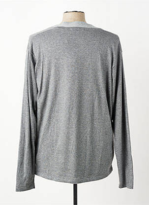 Pull stretch manches longues gris SCOTCH & SODA homme