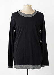 T-shirt coupe cintrée manches longues noir GUESS homme