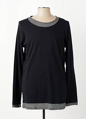 T-shirt coupe cintrée manches longues noir GUESS homme