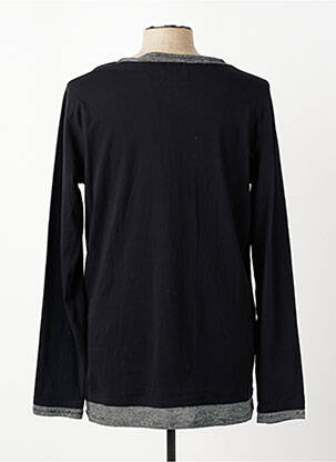 T-shirt coupe cintrée manches longues noir GUESS homme