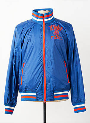 Blouson poches bleu FRANKLIN MARSHALL homme