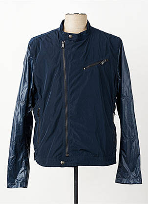Veste casual poches bleu GUESS homme