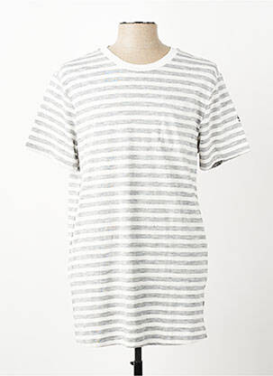 T-shirt coupe cintrée manches courtes gris G STAR homme