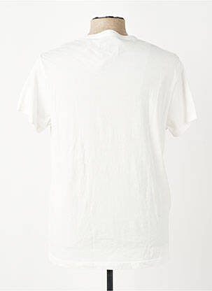 T-shirt coupe cintrée manches courtes beige FREESOUL homme