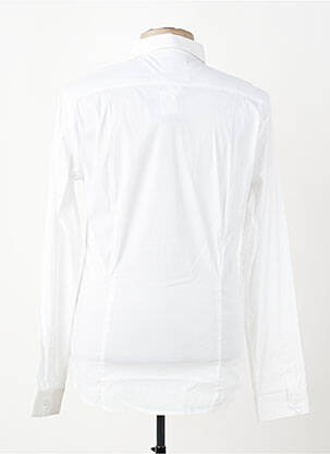 Chemise manches longues coupe cintrée blanc GUESS homme