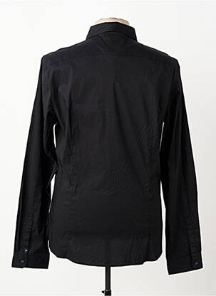 Chemise manches longues coupe cintrée noir GUESS homme