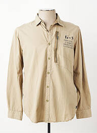 Chemise manches longues poches vert G STAR homme