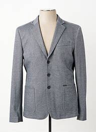 Blazer tissage chiné gris GUESS homme