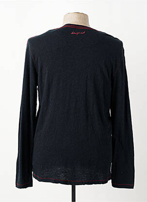 T-shirt coupe cintrée manches longues noir DESIGUAL homme