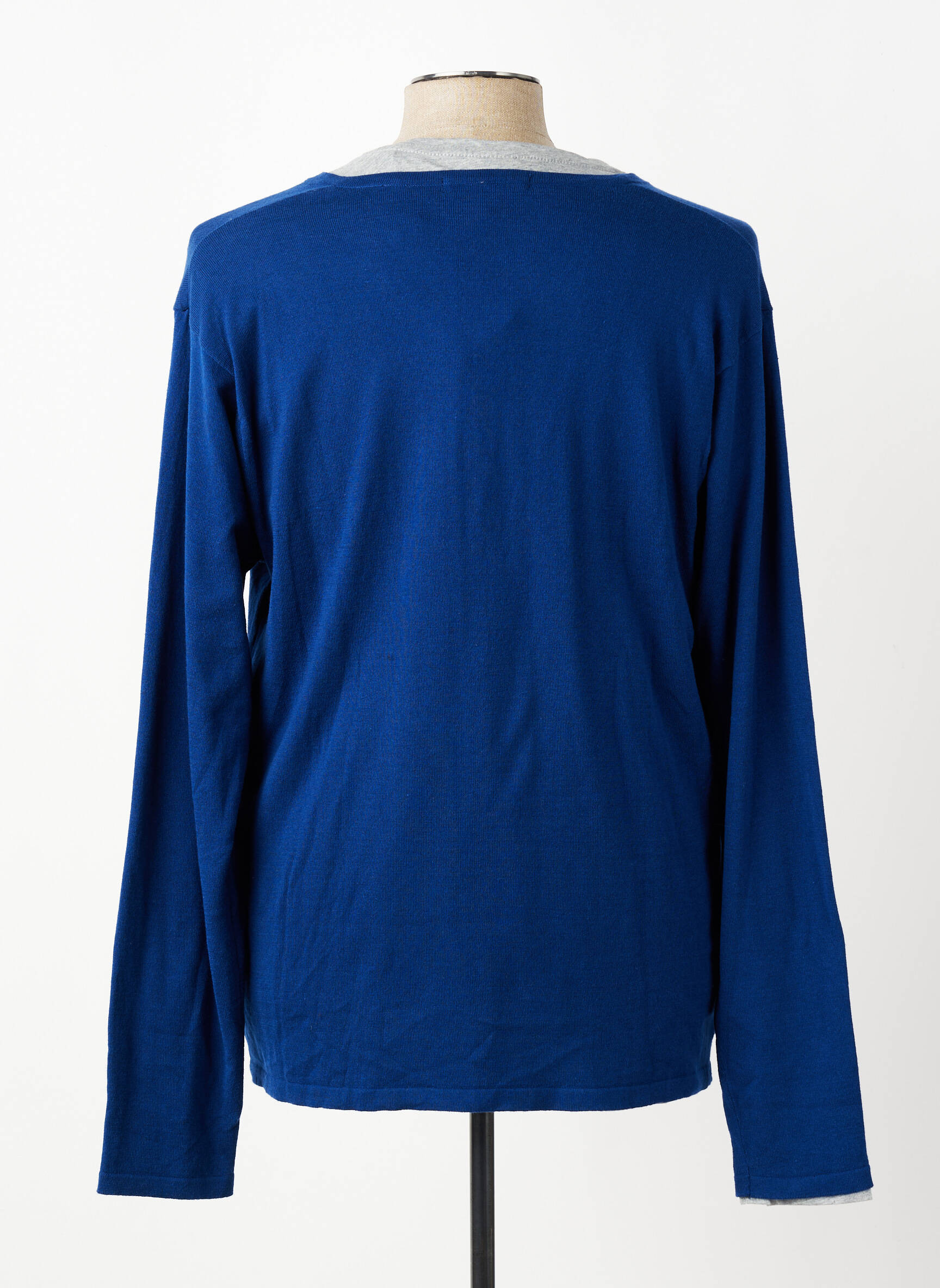 Pull stretch manches longues bleu SCOTCH & SODA homme
