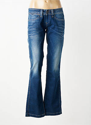 Jeans bootcut stretch taille basse bleu PEPE JEANS femme