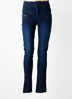Jeans skinny taille haute taille haute bleu SALSA femme