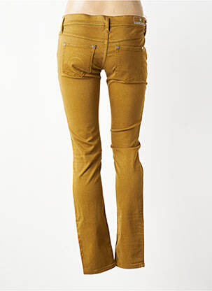 Jeans coupe slim taille basse taille basse vert FREESOUL femme