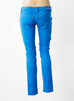 Jeans coupe slim taille basse taille basse bleu FREESOUL femme