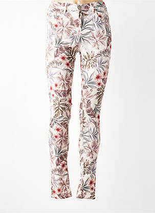 Jeans skinny taille normale taille normale beige KARPOS femme