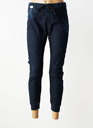 Jeans coupe slim tissage brut taille normale bleu REPLAY femme