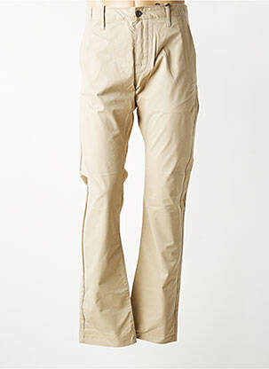 Pantalon slim tissage popeline taille normale beige G STAR homme