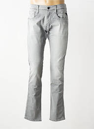 Jeans coupe slim stretch taille normale gris REPLAY homme