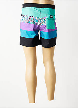 Short de bain effet matière satinée violet PULL IN homme