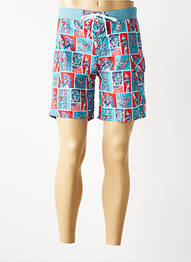 Short de bain imprimé fantaisie bleu PULL IN homme