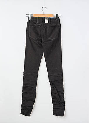 Jeans skinny tissage brut taille haute noir G STAR femme