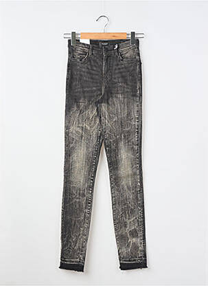 Jeans skinny taille haute taille haute gris GUESS femme