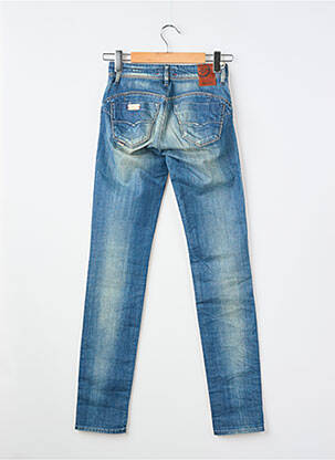 Jeans coupe slim effet usé délavé taille normale bleu SALSA femme
