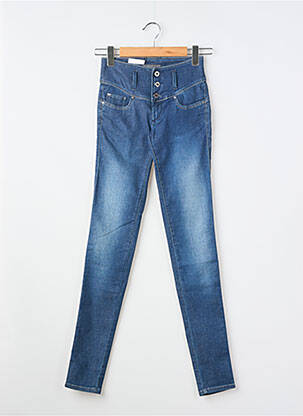 Jeans skinny push-up taille normale bleu SALSA femme