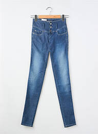 Jeans skinny push-up taille normale bleu SALSA femme