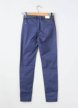 Pantalon chino tissage popeline taille normale bleu SALSA femme