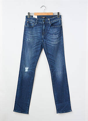 Jeans coupe slim stretch taille normale bleu GUESS homme