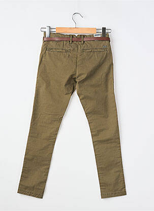 Pantalon chino tissage popeline vert PETROL INDUSTRIES garçon