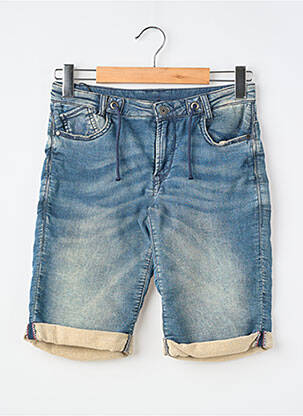 Bermuda tissage denim bleu LE TEMPS DES CERISES garçon