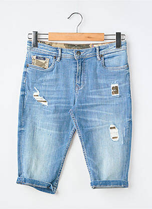Bermuda tissage denim bleu KAPORAL garçon