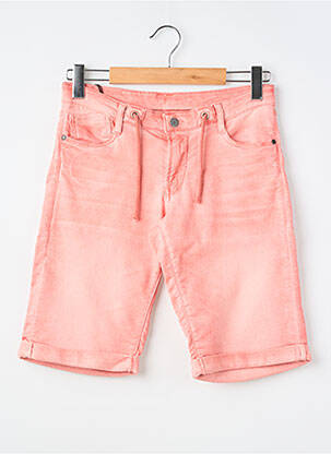 Bermuda tissage denim rose LE TEMPS DES CERISES garçon