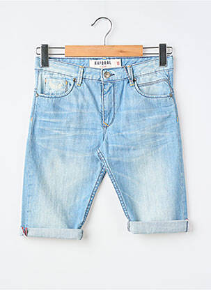 Bermuda tissage denim bleu KAPORAL garçon