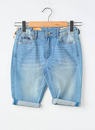 Short délavé bleu KAPORAL garçon