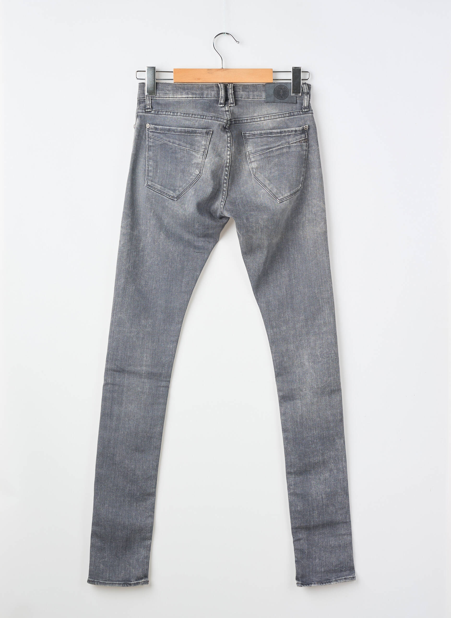 Jeans coupe slim poches gris POWER FLOWER garçon