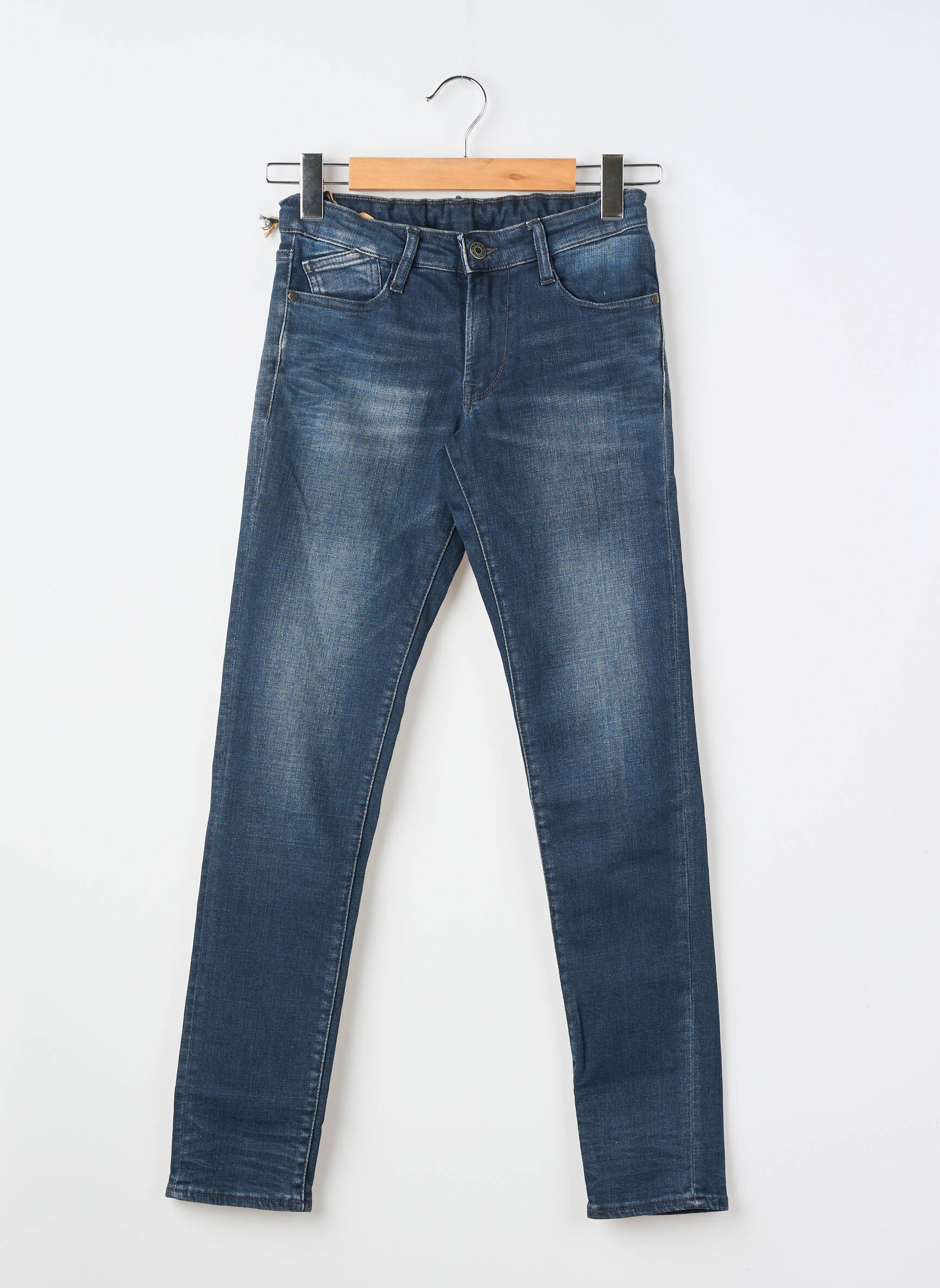 Jeans coupe slim tissage brut bleu LE TEMPS DES CERISES garçon