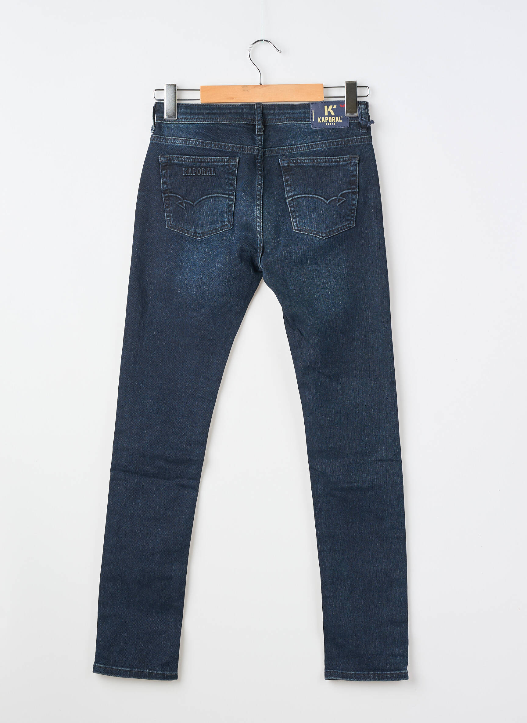 Jeans coupe slim tissage brut bleu KAPORAL garçon