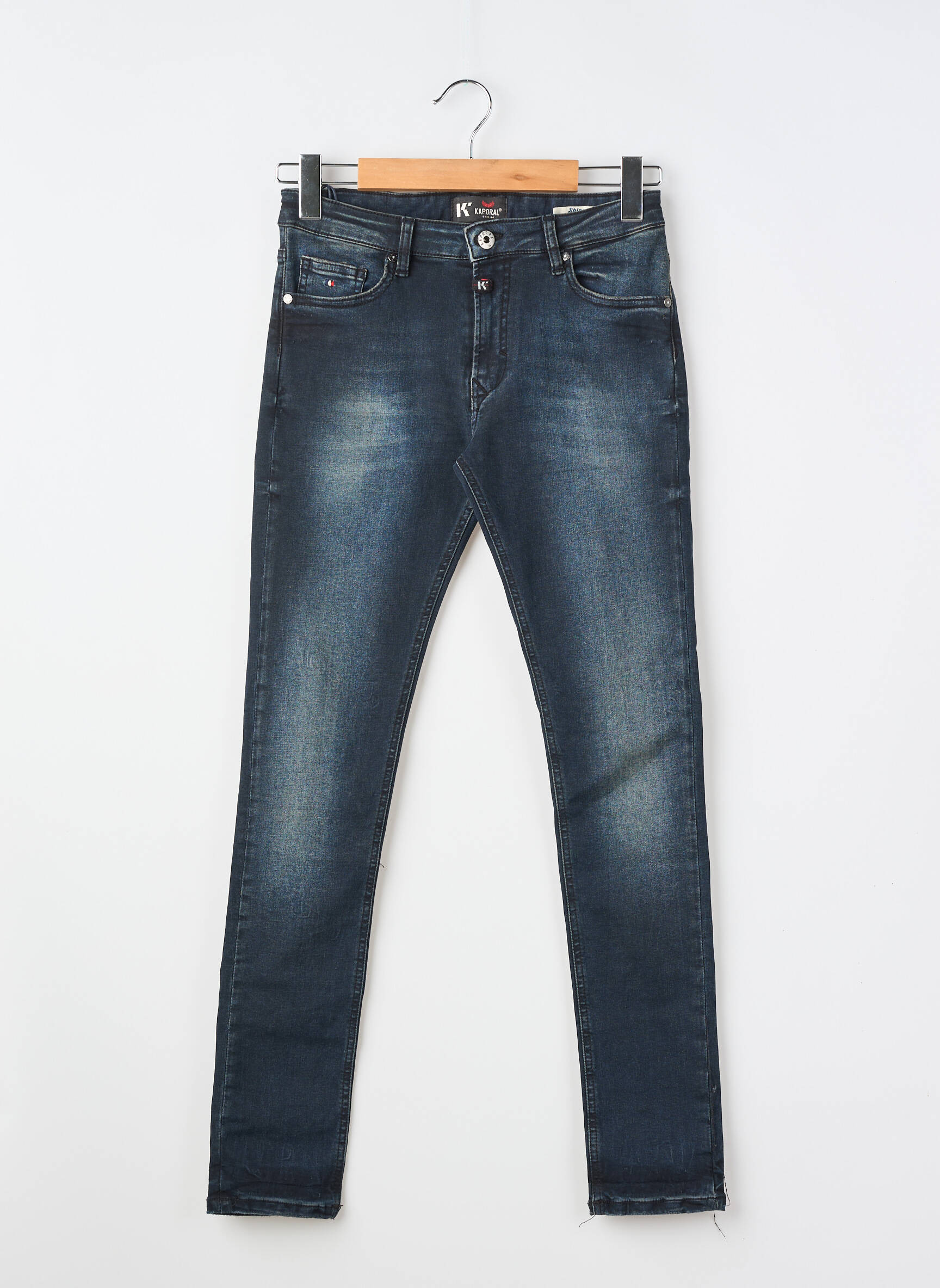 Jeans skinny tissage brut bleu KAPORAL garçon