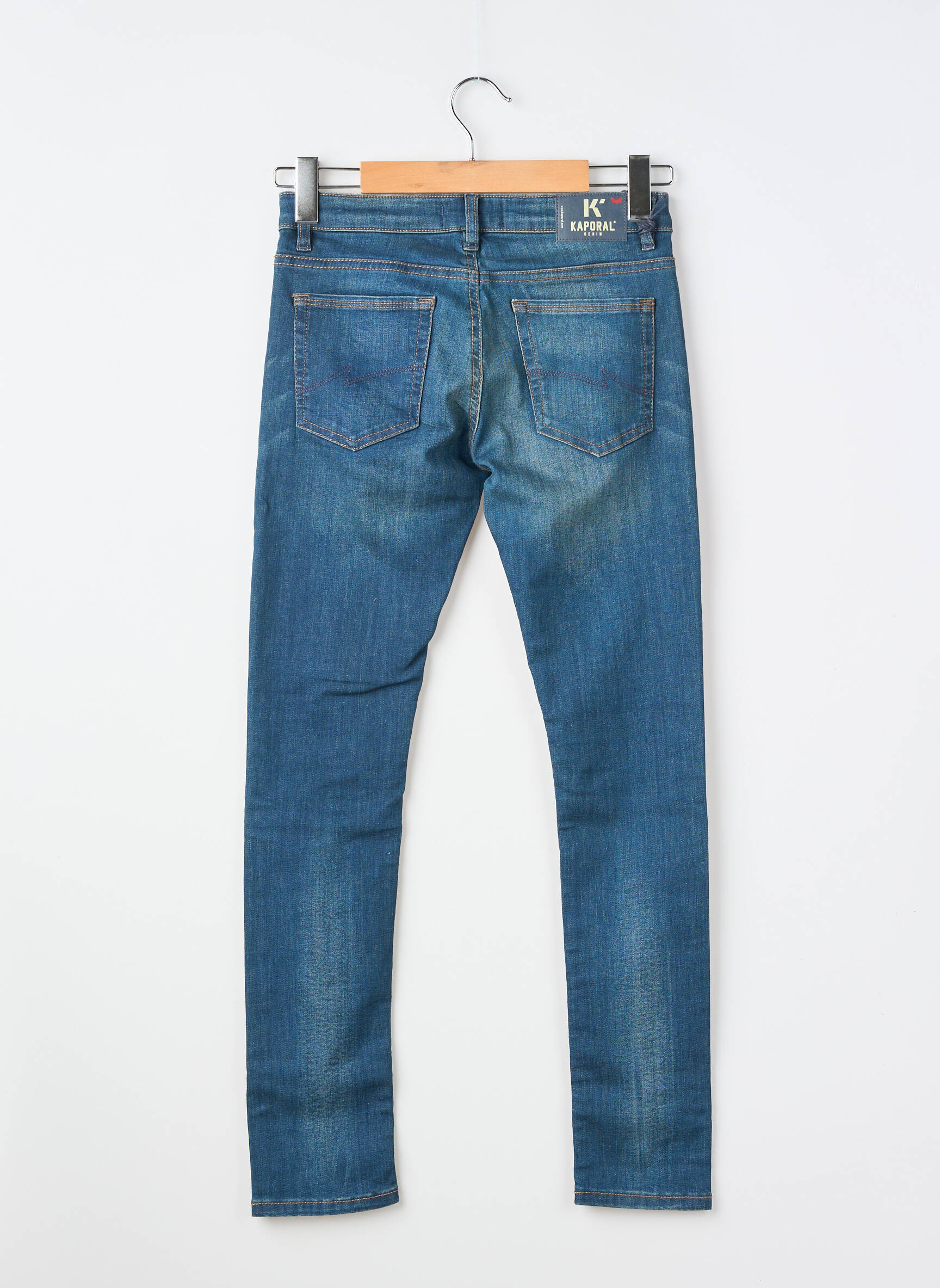Jeans skinny tissage brut bleu KAPORAL garçon