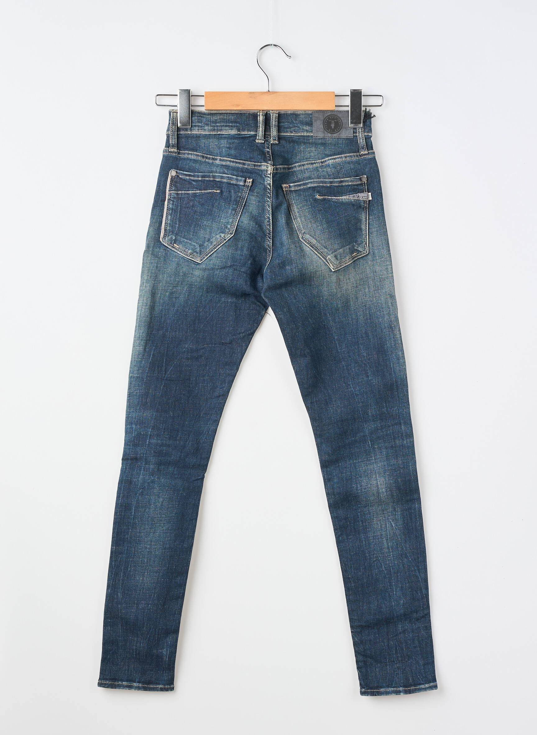 Jeans coupe slim tissage brut bleu LE TEMPS DES CERISES garçon